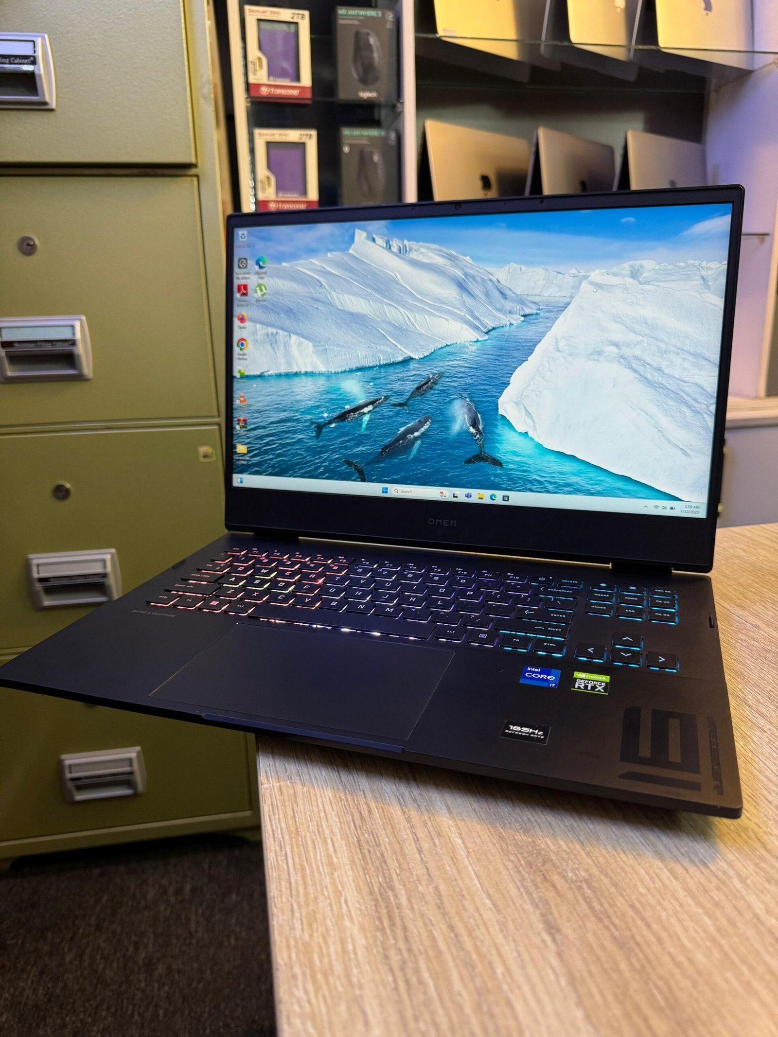 Hp Omen 16 inch 12th Generation Intel Core i7 20 CPUs 16gb Ram 1Tb SSD RGB Backlit Keyboard Nvidia GeForce RTX 3060 6gb Ram 165Hz Refresh Rate