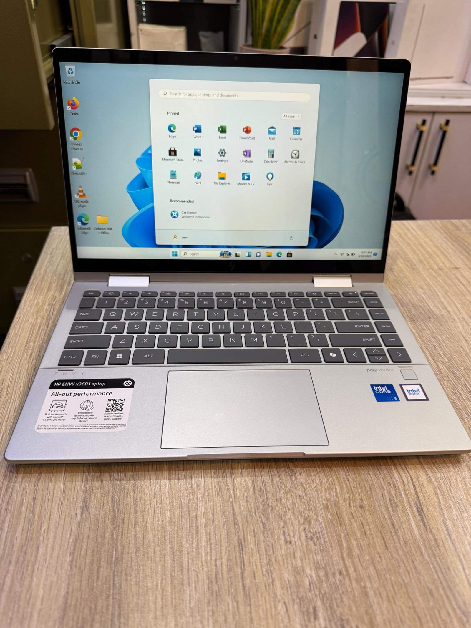 Hp Envy 14 inch Intel Core i5 12th Generation 8gb Ram 512gb SSD Backlit Keyboard FHD Screen Display Backlit Keyboard Touchscreen