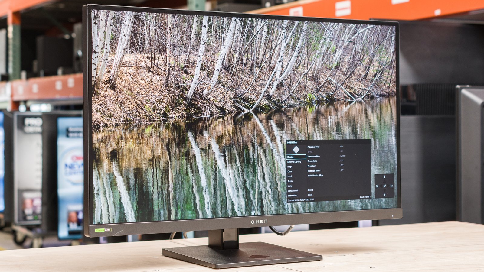 Hp Omen 27u 27 inches 4K 144Hz Resolution Monitor view 3