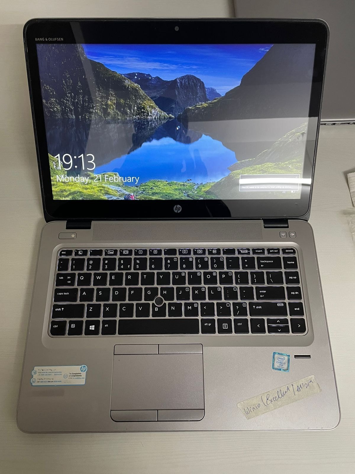 Hp 840 G4 Core i7 8gb Ram 256gb SSD 7th Generation Non-touchscreen