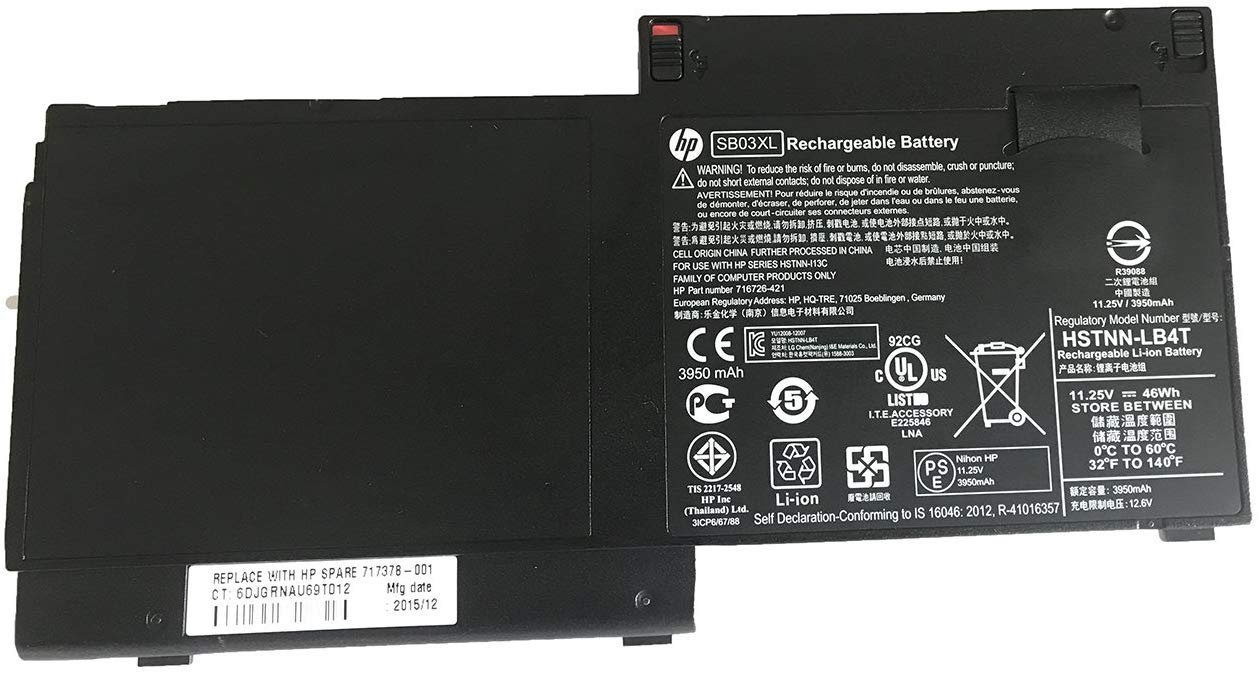 HP EliteBook 820 G2 Original Genuine HP Battery
