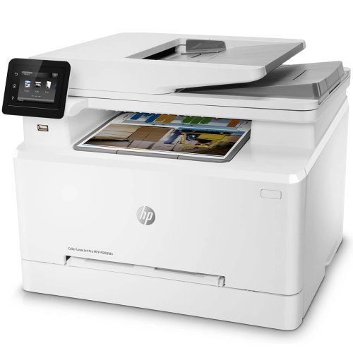 Hp Color Laserjet MFP M283FDN Color Bw view 3