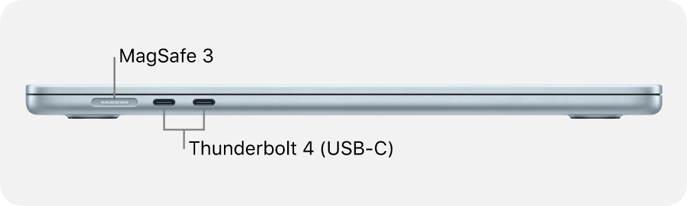 Apple Macbook 13 inch M4 Chip view 3