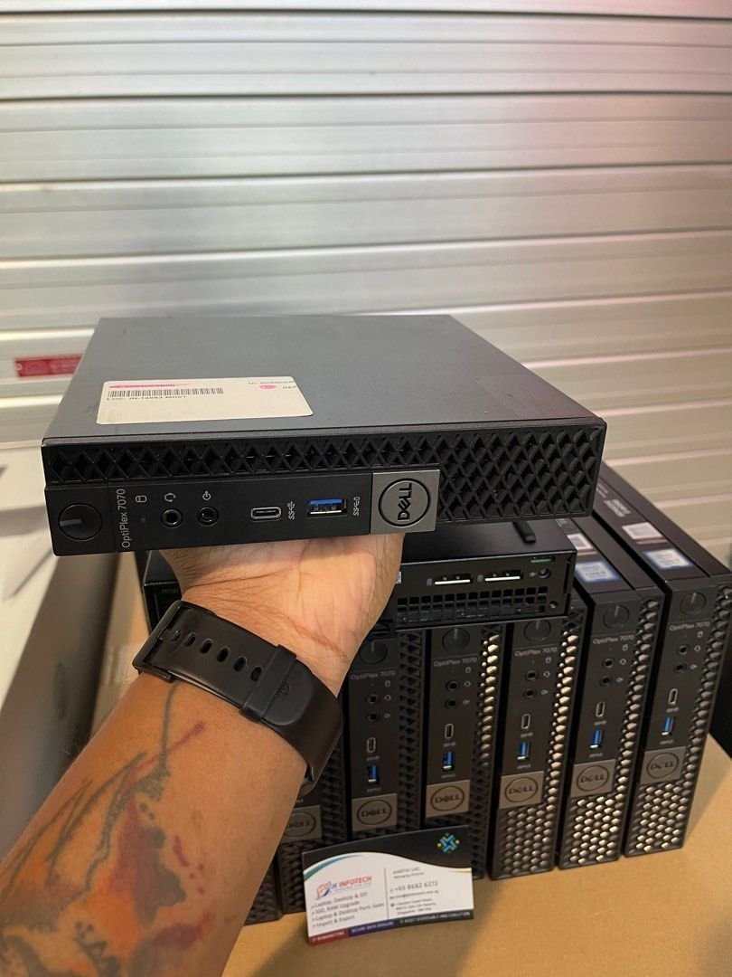 Dell Optiplex 7070 Mini Desktop Core i3 9th Generation 8gb Ram 500gb HDD view 3